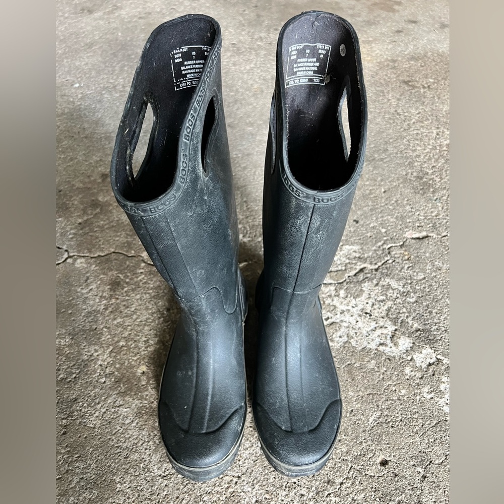 Bogs Men's Black Rain Boots
